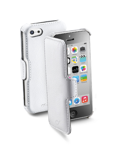 Book калъф за iPhone 5C бял