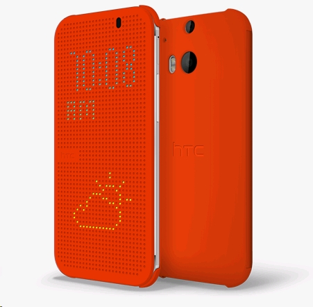 HTC One (M8)/M8s Dot View Cover HC M100 Orange