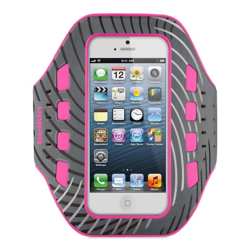 Belkin ProFit Armband iPhone 5/5S Pink/Grey
