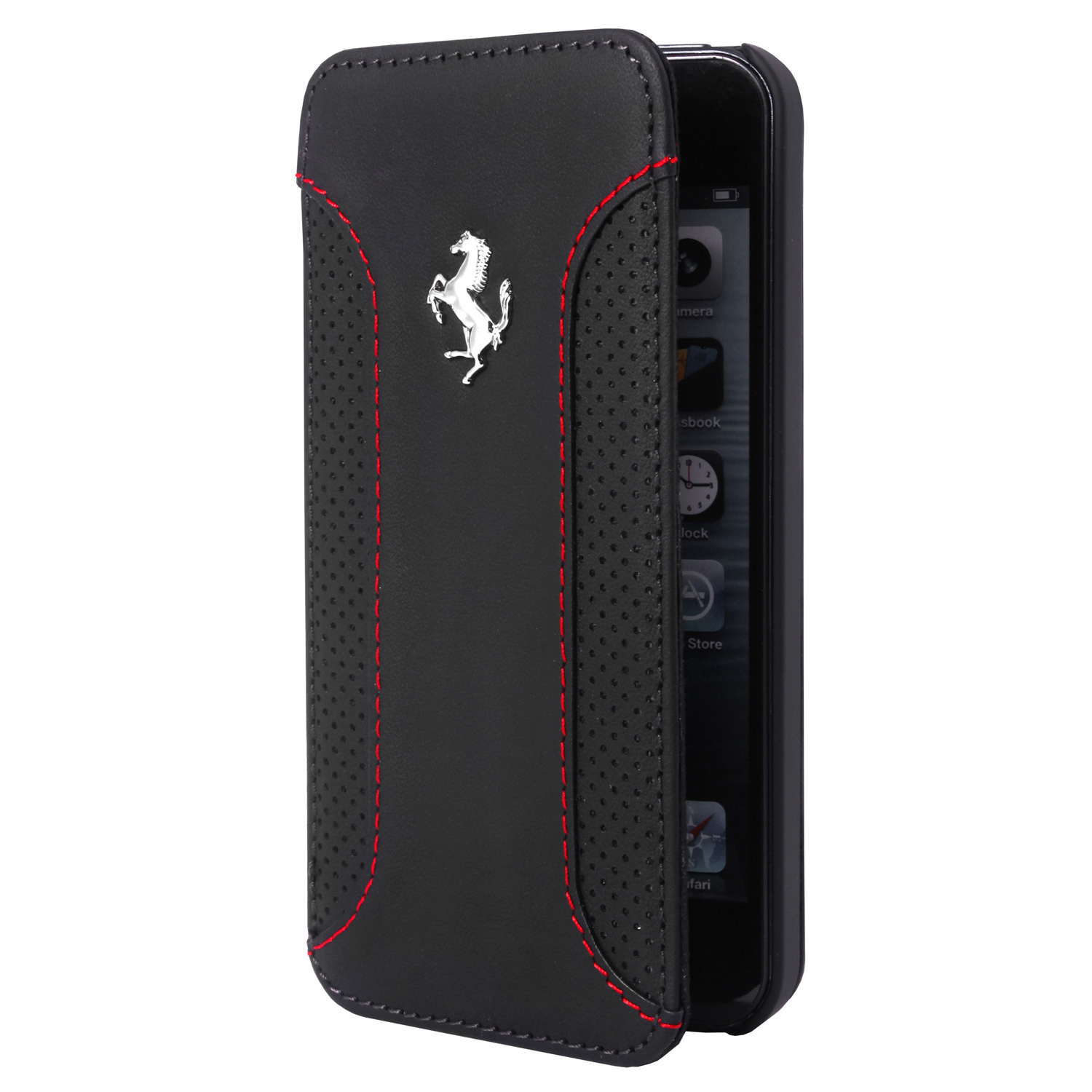 Ferrari F12 Series Book-Flip-Case iPhone 5/5S blаck