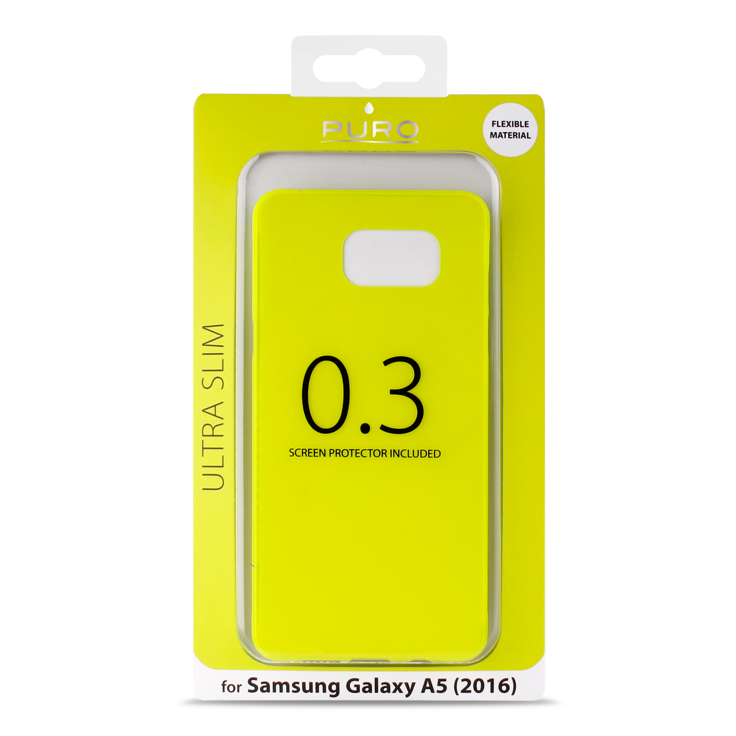PURO Ultra Slim 0.3 за SG A5 2016: лайм