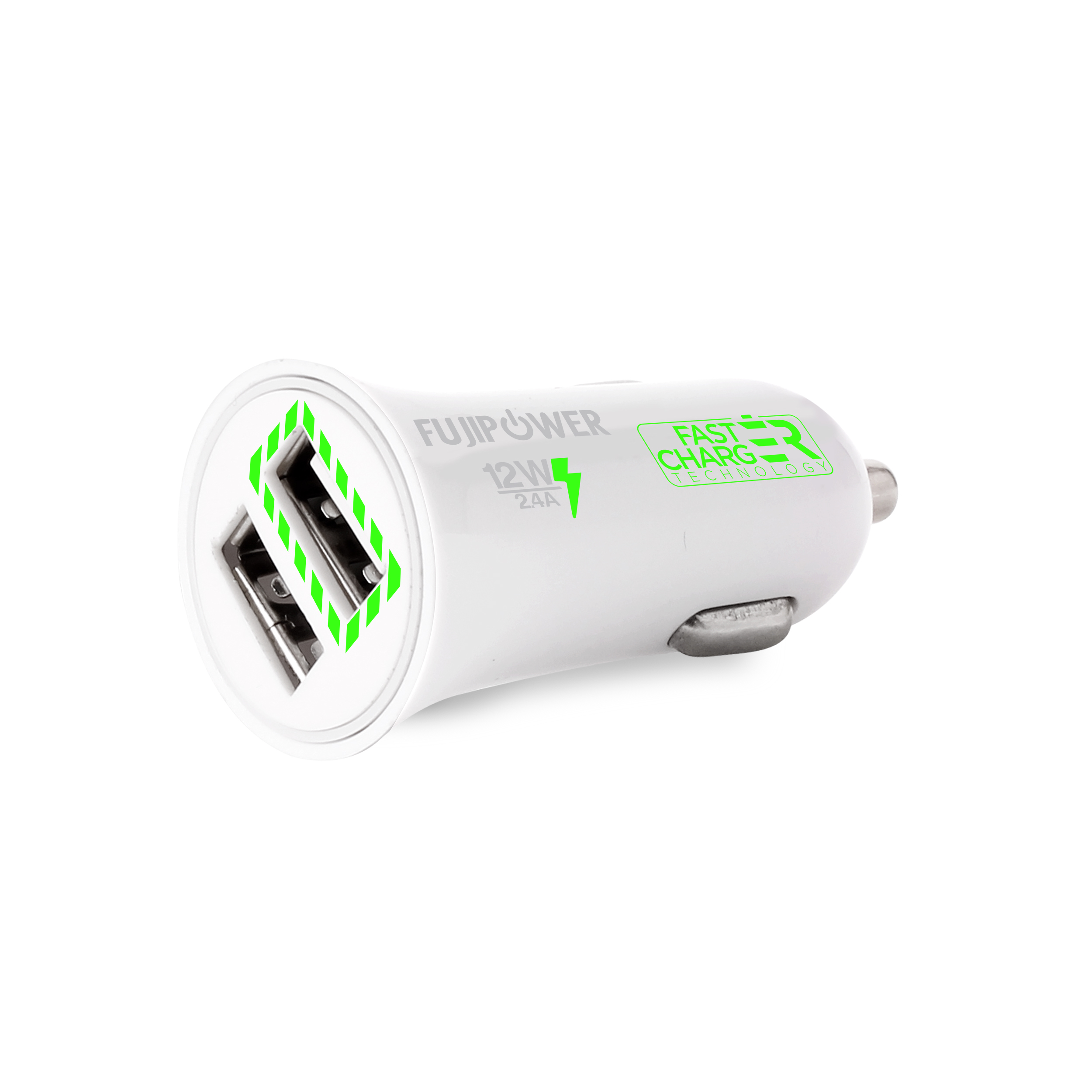 FUJIPOWER FAST CHARGE 2.4А зарядно с 2 USB