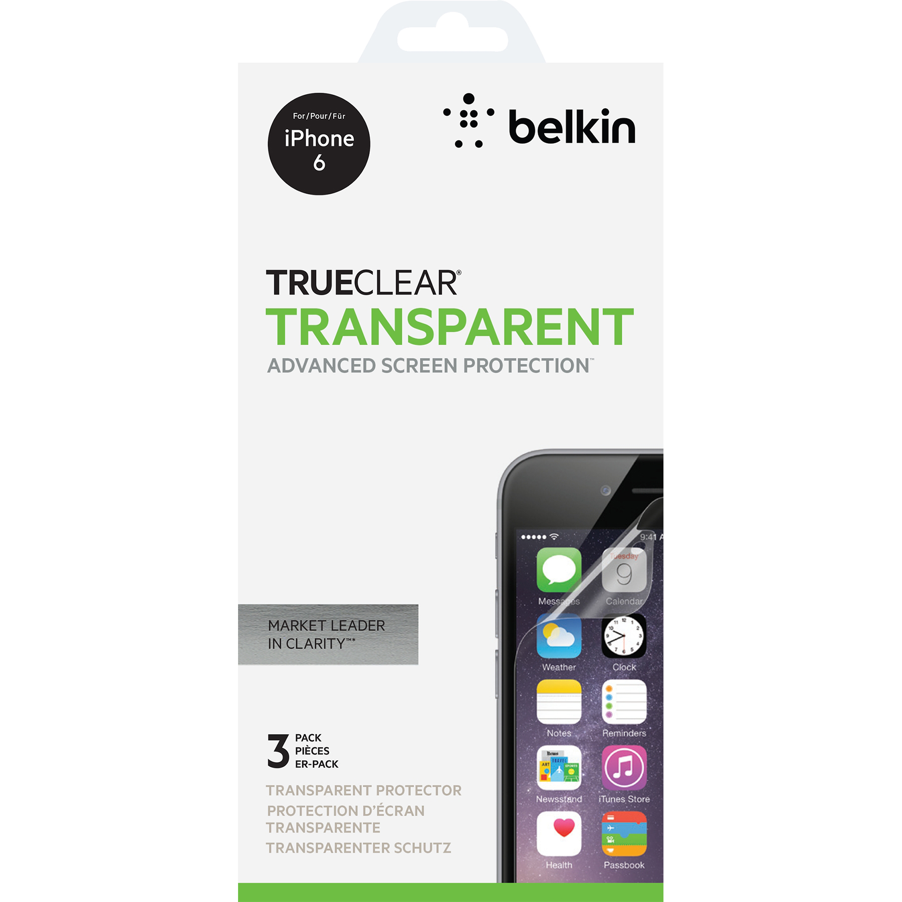 Belkin TrueClear™ защитно фолио за iPhone 6/6S