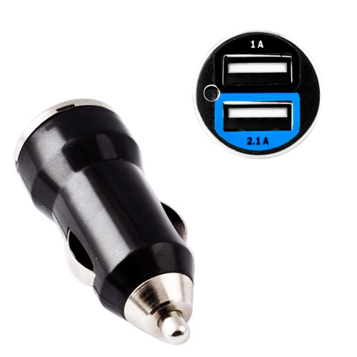 TFO зарядно за кола USB 2in1 1A/2.1A